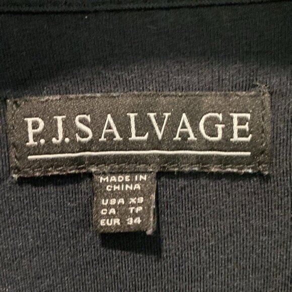 PJ Salvage Black PJ Top - Picture 10 of 12